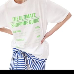 Zara Woman's Size Small Trafaluc White Tee